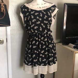 Bird Patterned Dress